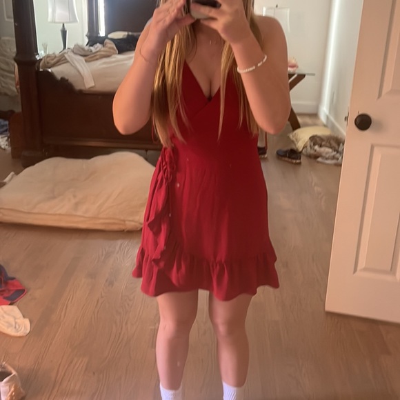 atlar’d state red dress wrap - Picture 3 of 6